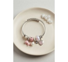 Pembe Dino Charmlı Bileklik TJ-BB8799
