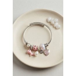 Pembe Dino Charmlı Bileklik TJ-BB8799