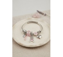 Pembe Tavşan Charmlı Bileklik TJ-BB8806