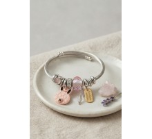 Pembe Şans Tavşanı Charmlı Bileklik TJ-BB8810