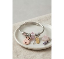 Pembe Şans Tavşanı Charmlı Bileklik TJ-BB8810