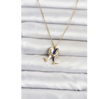 316L Çelik Zincir Gold Renk Dolphin Model Kadın Kolye TJ-BKO11094