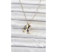 316L Çelik Zincir Gold Renk Dolphin Model Kadın Kolye TJ-BKO11094