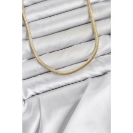 CM Yassı Yılan Zincir Model 60 cm Kadın Kolye TJ-BKO11128
