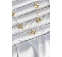 Gold Renk Yonca Model VIP Seri Kadın Kolye TJ-BKO11140
