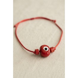 Handmade Bohem Kırmızı Nazar Kolye TJ-BKO11202