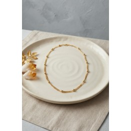 CM Top Zincirli Gold Renk 50 cm Kadın Kolye TJ-BKO11216