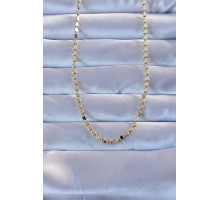316L Çelik Gold Renk 60 cm Parçalı Ezme Kolye TJ-BKO9470