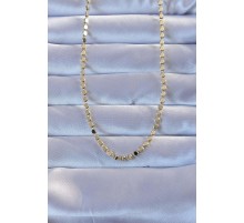 316L Çelik Gold Renk 60 cm Parçalı Ezme Kolye TJ-BKO9470