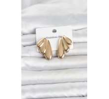 316L Çelik Gold Renk Vintage Kadın Küpe TJ-BKP11808