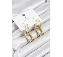Gold Renk VIP Seri Tifani Zirkon Taşlı Kadın Küpe TJ-BKP11895