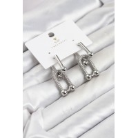 Gümüş Renk VIP Seri Tifani Zirkon Taşlı Kadın Küpe TJ-BKP11896