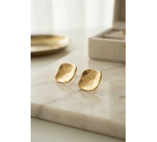 316L Çelik Gold Renk Ters Bombe Model Küpe TJ-BKP12016