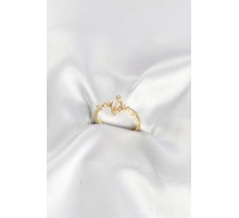 Gold Renk Vintage Model Zirkon Taşlı Yüzük TJ-BYK4187