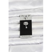 316L Cerrahi Çelik Zirkon Taşlı Kanatlı Model Göbek Piercing TJ-PR1375