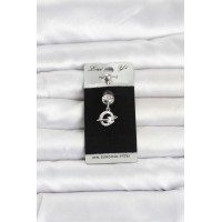 316L Cerrahi Çelik Sallantılı Yıldız Model Göbek Piercing TJ-PR1377