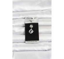 316L Cerrahi Çelik Sallantılı Yıldız Model Göbek Piercing TJ-PR1377