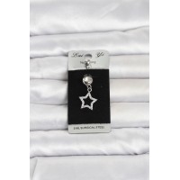 316L Cerrahi Çelik Sallantılı Yıldız Model Göbek Piercing TJ-PR1386