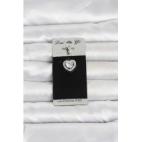 316L Cerrahi Çelik Zirkon Taşlı Kalp Model Göbek Piercing TJ-PR1389