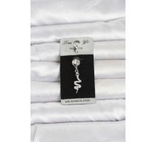 316L Cerrahi Çelik Sallantılı Yılan Model Göbek Piercing TJ-PR1392