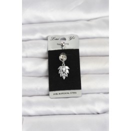 316L Cerrahi Çelik Sallantılı Başak Model Göbek Piercing TJ-PR1396