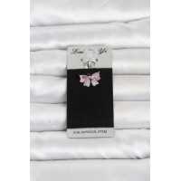 316L Cerrahi Çelik Pembe Fiyonk Model Göbek Piercing TJ-PR1400