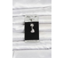 316L Cerrahi Çelik Sallantılı Kalp Model Göbek Piercing TJ-PR1401