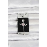 316L Cerrahi Çelik Kanatlı Kalp Model Göbek Piercing TJ-PR1402