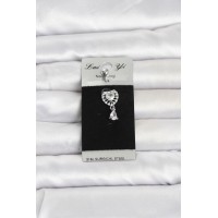 316L Cerrahi Çelik Kalp ve Damla Model Göbek Piercing TJ-PR1407