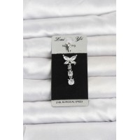 316L Cerrahi Çelik Sallantılı Kelebek Model Göbek Piercing TJ-PR1409