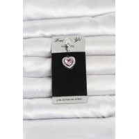 316L Cerrahi Çelik Pembe Kalp Model Göbek Piercing TJ-PR1411