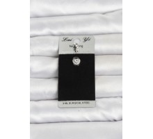316L Cerrahi Çelik Zirkon Taşlı Kalp Model Göbek Piercing TJ-PR1412
