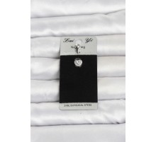316L Cerrahi Çelik Zirkon Taşlı Kalp Model Göbek Piercing TJ-PR1412