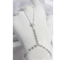 Gümüş Renk Pirinç Zirkon Taşlı Deniz Yıldızı Model Şahmeran TJ-SN792