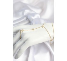 Pirinç Gold Renk Yonca Model Kadın Şahmeran TJ-SN795