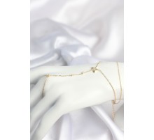 Gold Renk Yıldız Model Pirinç Kadın Şahmeran TJ-SN801