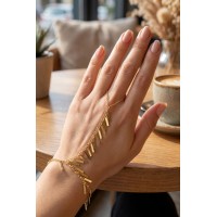 Gold Renk Pirinç Sarkıt Plaka Model Şahmeran TJ-SN816