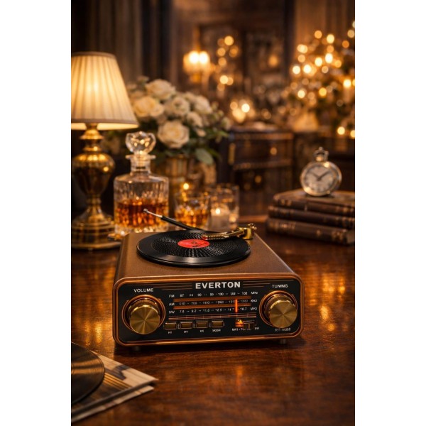 Plak Görünümlü Nostaljik Radyo RT-604