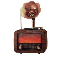 Şömineli Gramofonlu Radyo RT-651