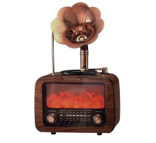 Şömineli Gramofonlu Radyo RT-651