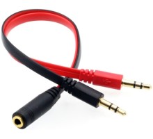 Tek Girişli Kulaklığı Mikrofon ve Ses Çeviren Kablo RXY-4611