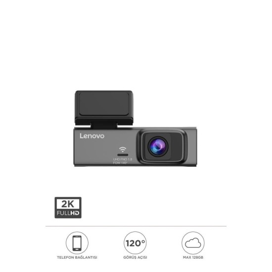 toptan-xml-dropshipping-Araç İçi Kamera 2K Hd Wifi Ön Araç Kamerası S7 7701 Siyah