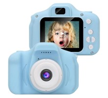 Dijital Fotoğraf Makineleri Çocuk Kamerası 1080P Hd CMR7 Mavi