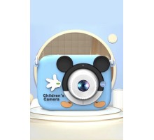 Dijital Fotoğraf Makineleri Oyunlu Çocuk Kamerası 1080P Hd CMR16 Mavi