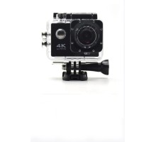 Aksiyon Kamerası 4K Ultra Hd Wifi Su Geçirmez Kamera AC01 Siyah