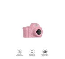 Dijital Fotoğraf Makineleri Video Mini Kamera 2K Video 128GB Destekli CMR42 Pembe