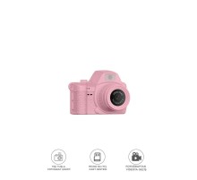 Dijital Fotoğraf Makineleri Video Mini Kamera 2K Video 128GB Destekli CMR42 Pembe