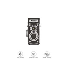 Mini Retro Dijital Fotoğraf Makinesi Video Kamera 1080P CMR44 Siyah