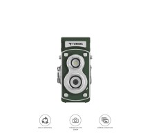 Mini Retro Dijital Fotoğraf Makinesi Video Kamera 1080P CMR44 Yeşil