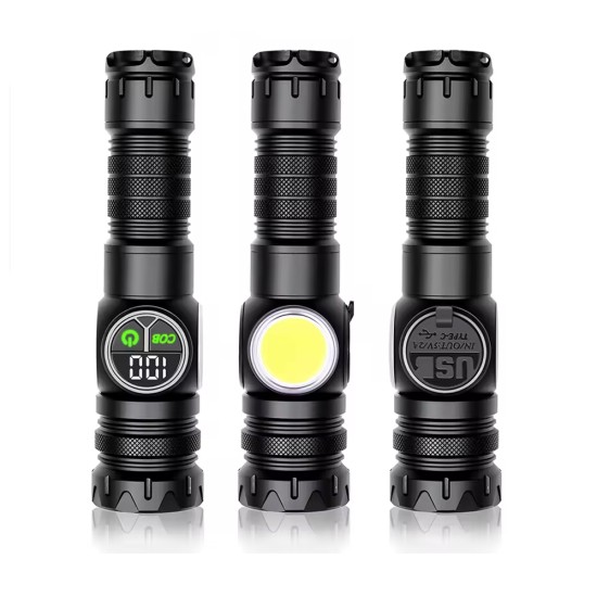 9 Mod Şarjlı Kamp Lambası ve El Feneri – Çok Fonksiyonlu LED Aydınlatma WT-704